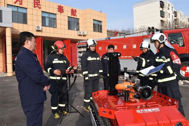 &ldquo;新戰(zhàn)友&rdquo;入列，使命必達(dá)， 北京凌天智能助力東營(yíng)油田消防隊(duì)