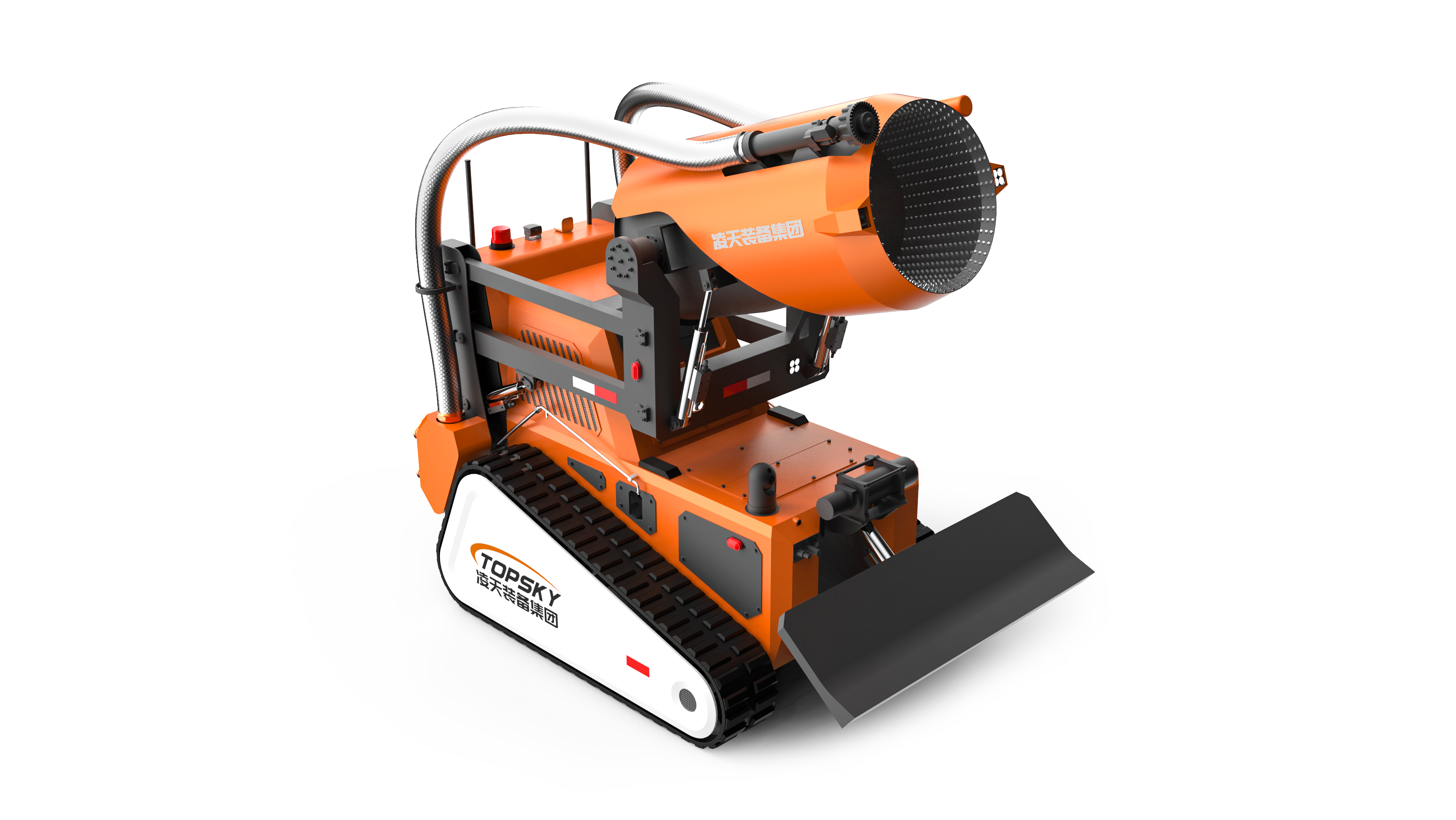 消防排煙滅火機器人 （油動液壓、80國產(chǎn)消防水炮）