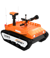 防爆消防滅火偵察機(jī)器人【重型超級(jí)動(dòng)力】 (第5代，360&deg;升降云臺(tái)探測(cè)裝置+語(yǔ)音控制）